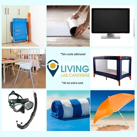 Lägenhet Living Canteras Homes - Bright Beachfront *