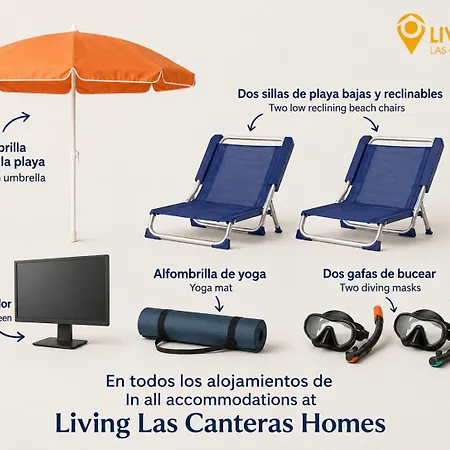 Apartamento Living Canteras Homes - Bright Beachfront